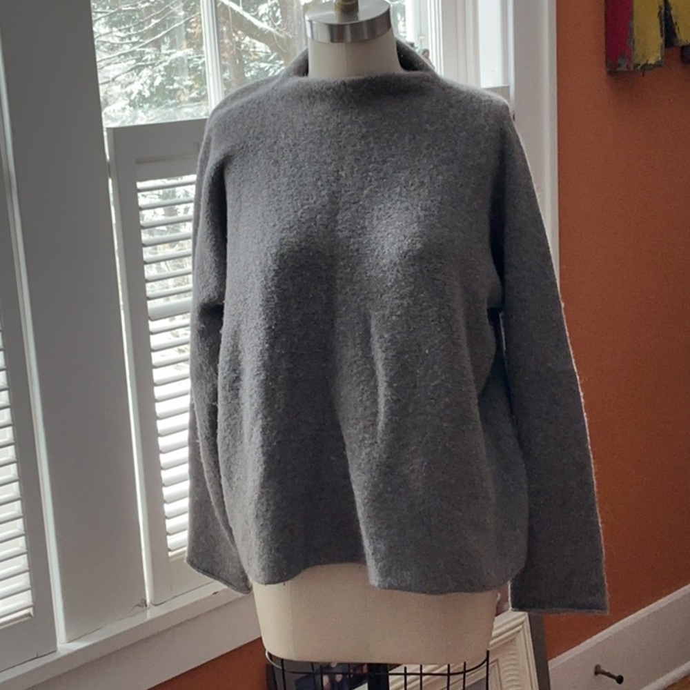 Lauren Manoogian Charcoal Turtleneck Sweater